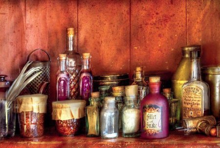 Ведьмины бутылочки фэнтези