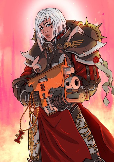 Сестра битвы вархаммер 40000