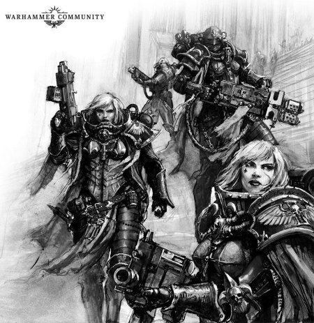 Сестра битвы вархаммер 40000