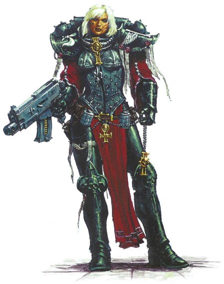 Сестра битвы вархаммер 40000