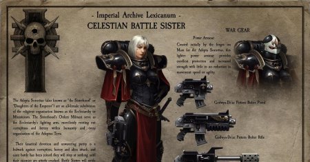 Сестра битвы вархаммер 40000