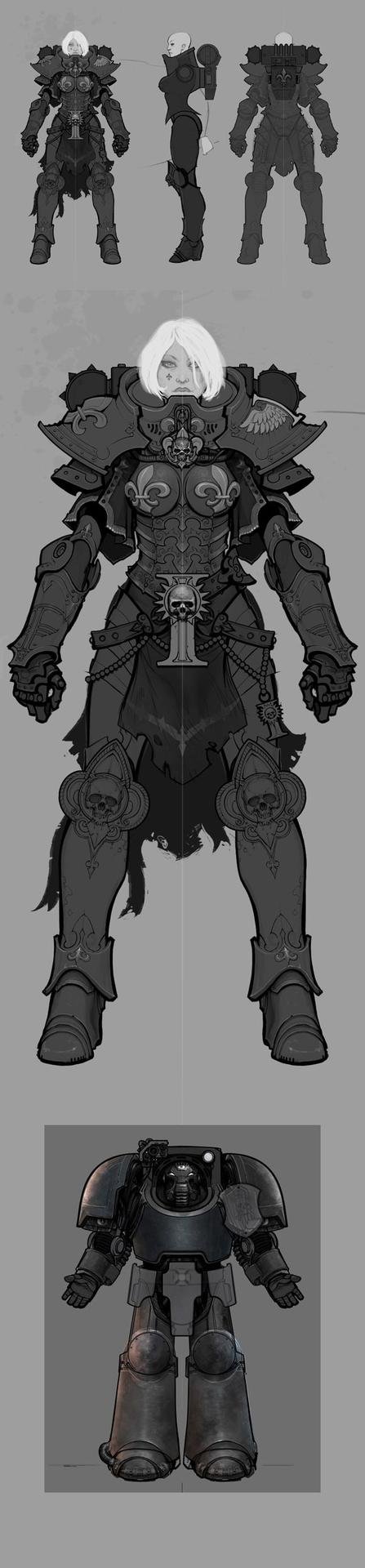 Силовая броня. адептус сороритас