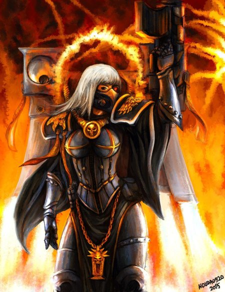 Сестра битвы вархаммер 40000