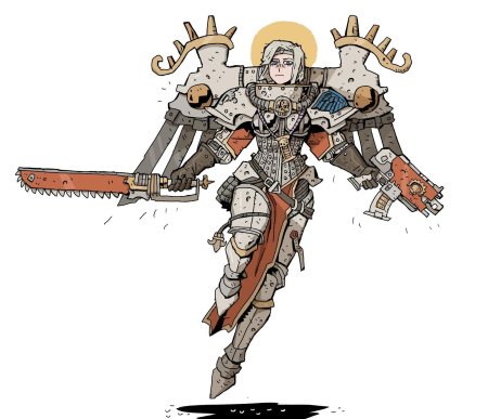 Сестра битвы вархаммер 40000