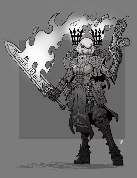 Сестра битвы вархаммер 40000