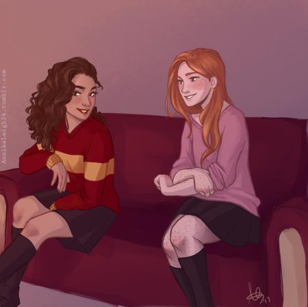 Гермиона грейнджер и джинни уизли