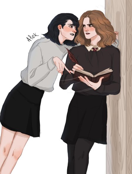 Гарри поттер пэнси паркинсон и гермиона