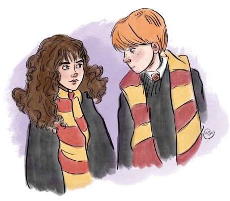 Гарри поттер золотое трио