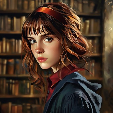 Арт гермиона