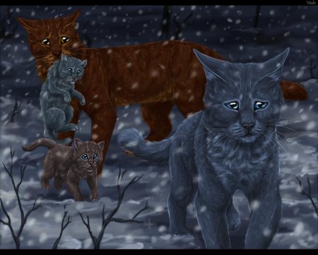 Коты воители синяя звезда и желудь