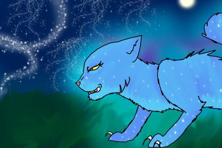 Синяя звезда коты воители