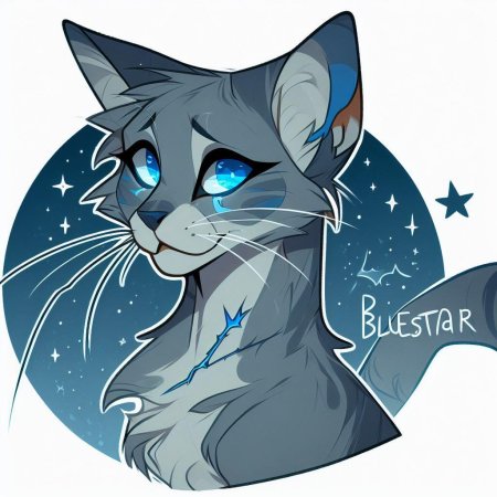 Синяя звезда коты воители