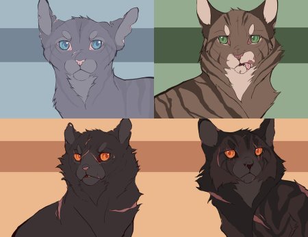 Коты воители синяя звезда и щербатая