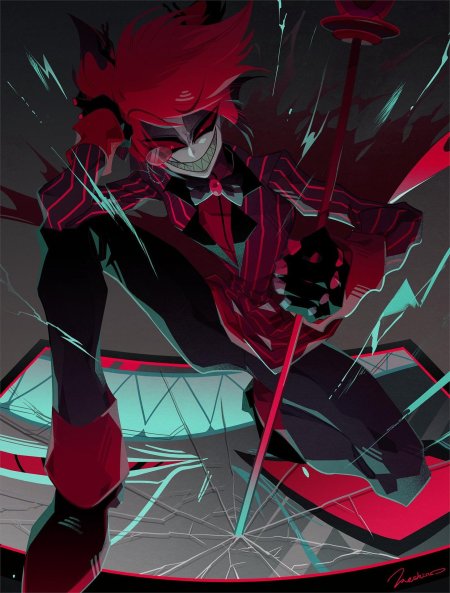 Отель хазбин аластор арт аниме