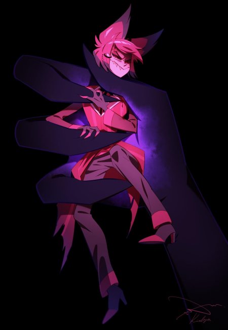 Аластор отель хазбин арт