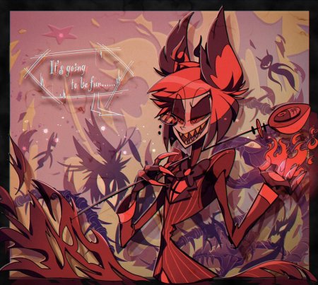 Аластор отель хазбин арты