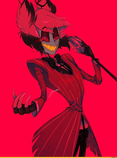 Аластор отель хазбин арт