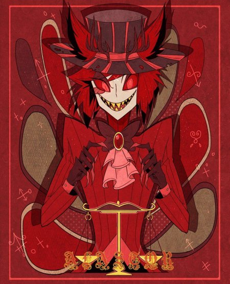 Аластор отель хазбин арт