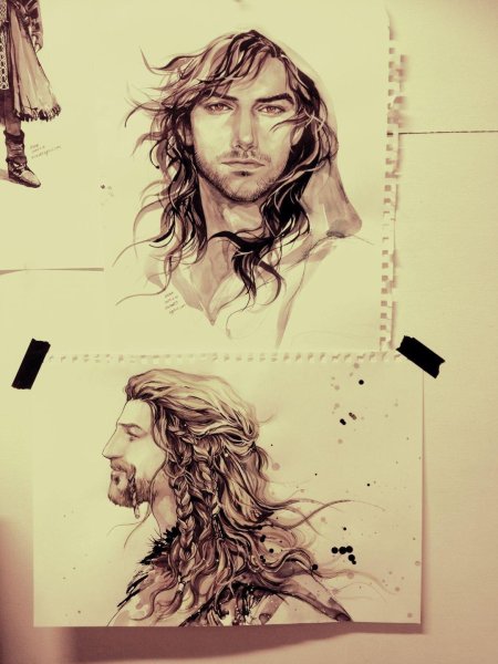 Портрет кили хоббит