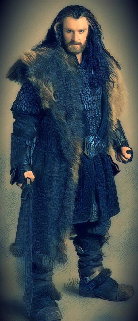 Торин дубощит в полный рост