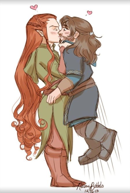 Хоббит кили и тауриэль