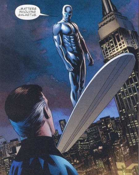 Серебряный серфер марвел