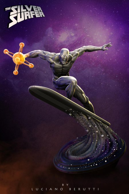 Серебряный серфер марвел