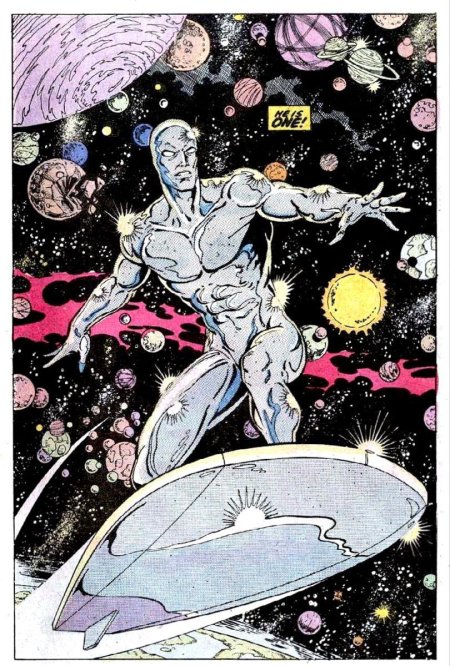 Серебряный серфер марвел