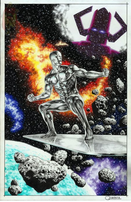 Серебряный серфер марвел