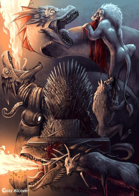 Игра престолов железный трон и драконы