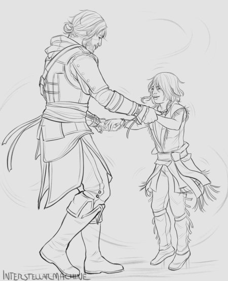 Раскраска ассасин эдвард