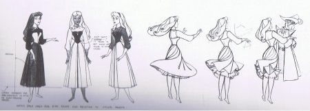 Принцесса дисней аврора скетч