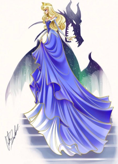 Принцесса аврора арт