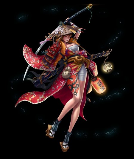 Варриорс самураи девушки