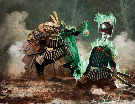 Самураи фэнтези магия металла