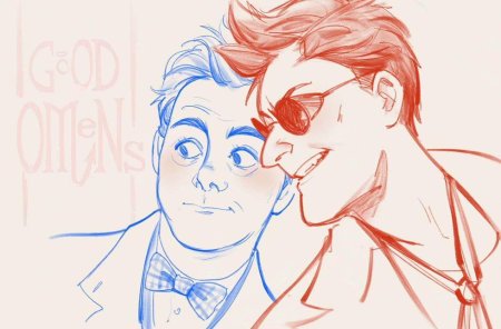 Кроули благие знамения арт