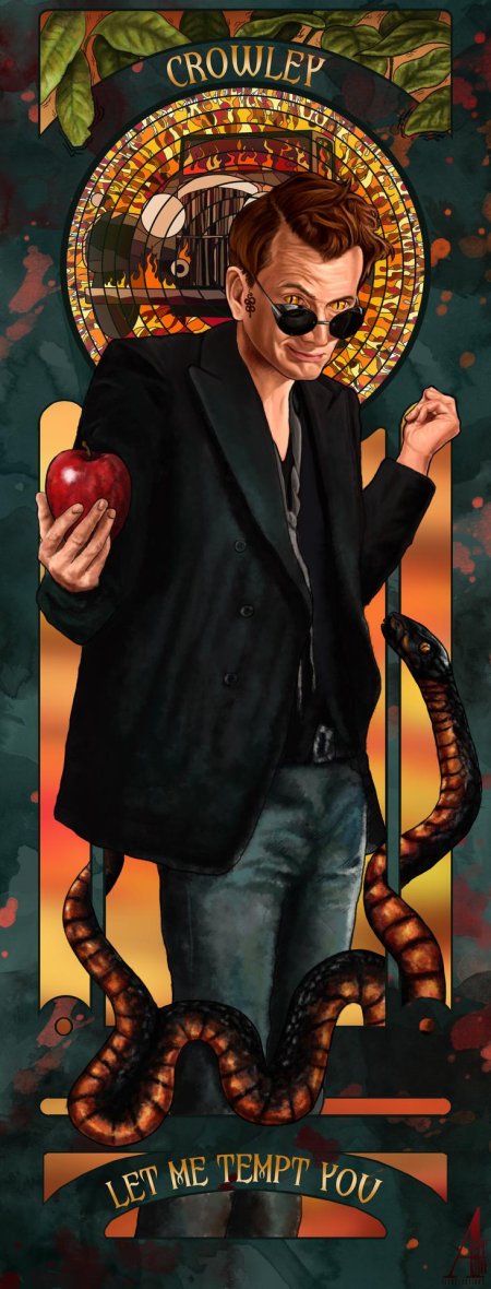 Good omens кроули
