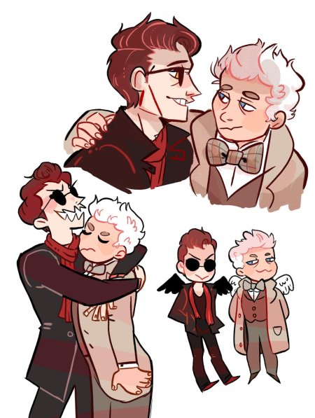 Благие знамения кроули и азирафаэль