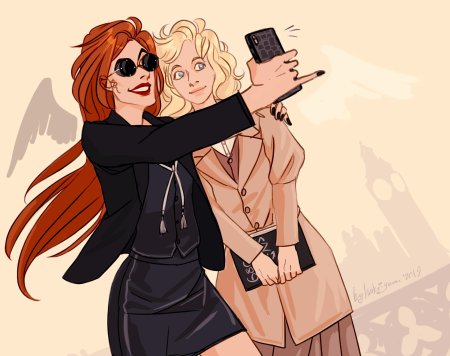 Фем кроули благие знамения