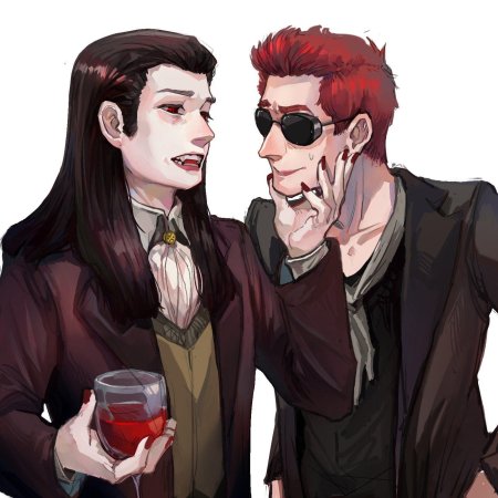 Кроули благие знамения арт