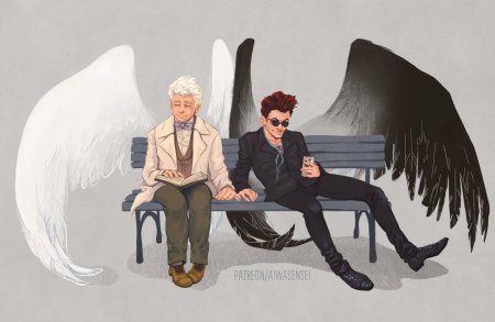 Кроули и азирафель благие знамения