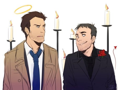 Сверхъестественное кастиэль и кроули