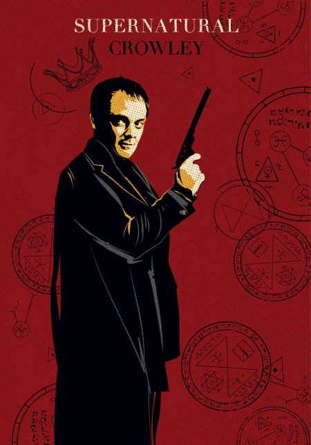 Кроули сверхъестественное постер