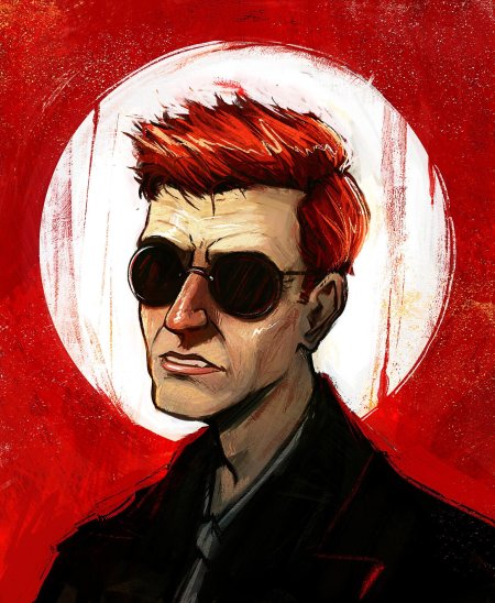 Кроули благие знамения арт