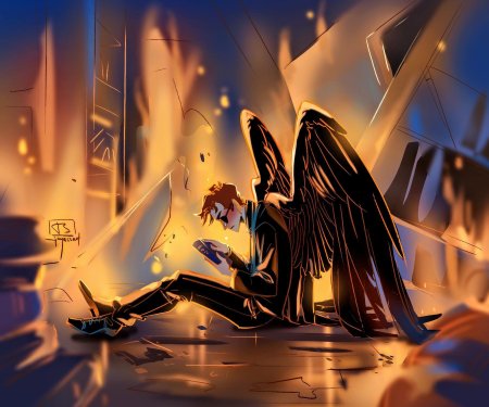 Кроули благие знамения арт