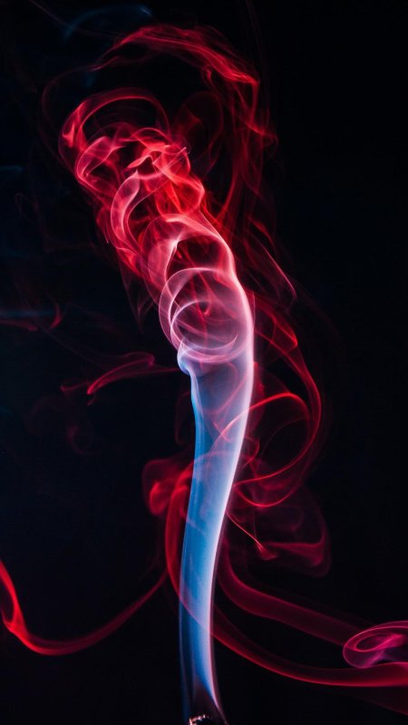 Дым красный