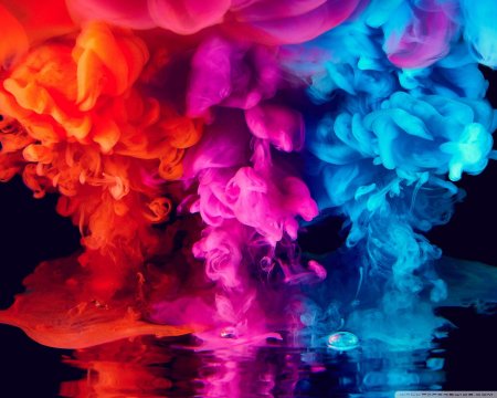 Разноцветный дым