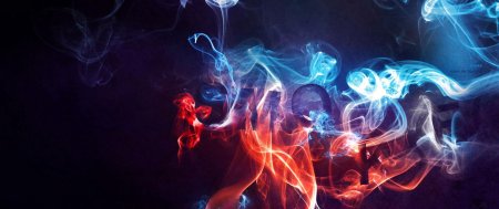 Дым красивый