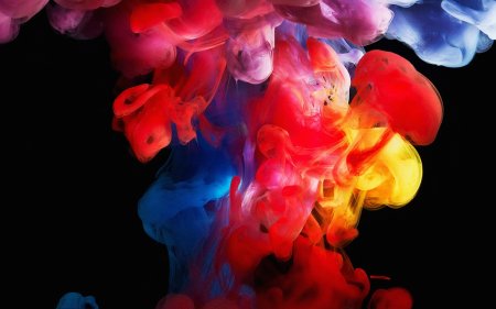 Разноцветный дым