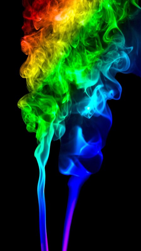 Разноцветный дым